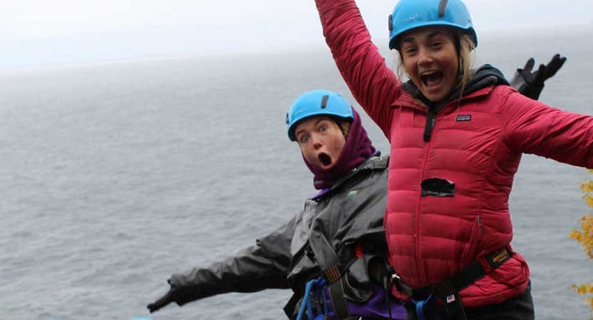 rock climbing camp for teens